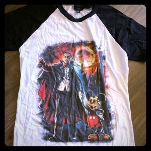 Women’s size m horror Mickey Mouse shirt
